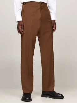 Garnitury I Kostiumy|Spodnie*Tommy Hilfiger Spodnie Z Regulowanym Paskiem BROWN