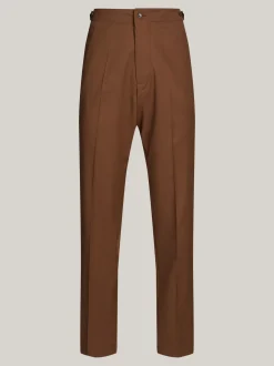 Garnitury I Kostiumy|Spodnie*Tommy Hilfiger Spodnie Z Regulowanym Paskiem BROWN