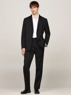 Garnitury I Kostiumy|Spodnie*Tommy Hilfiger Spodnie Z Regulowanym Paskiem BLACK