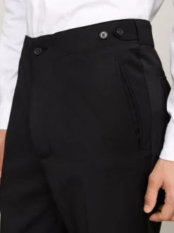 Garnitury I Kostiumy|Spodnie*Tommy Hilfiger Spodnie Z Regulowanym Paskiem BLACK