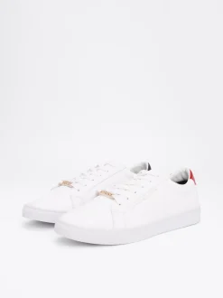 Sneakersy*Tommy Hilfiger Sportowe Buty Z Metalizowanym Elementem RWB