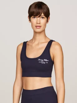 Biustonosze|Bielizna*Tommy Hilfiger Sportowy Biustonosz Z Lekkim Wsparciem DESERT SKY