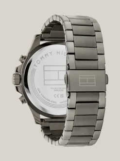 Zegarki*Tommy Hilfiger Sportowy Zegarek Z Zieloną Tarczą GREY