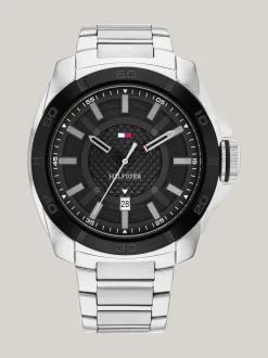 Zegarki*Tommy Hilfiger Sportowy Zegarek Ze Stali Nierdzewnej SILVER