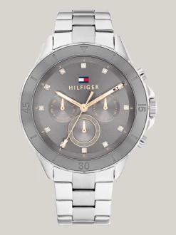 Zegarki*Tommy Hilfiger Stalowy Zegarek Z Bransoletą Z Ogniw SILVER