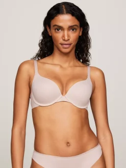 Biustonosze|Bielizna*Tommy Hilfiger Stanik Push-up Z Głębokim Dekoltem BALANCED BEIGE