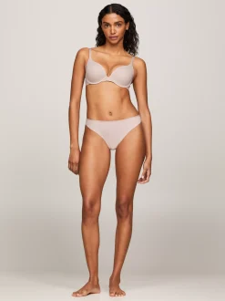 Biustonosze|Bielizna*Tommy Hilfiger Stanik Push-up Z Głębokim Dekoltem BALANCED BEIGE