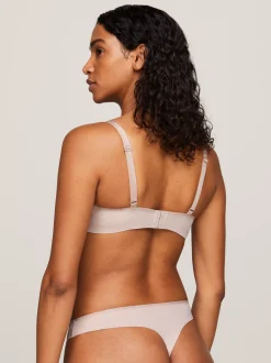 Biustonosze|Bielizna*Tommy Hilfiger Stanik Push-up Z Głębokim Dekoltem BALANCED BEIGE