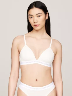 Biustonosze|Bielizna*Tommy Hilfiger Stanik Z Trójkątnymi Miseczkami IVORY