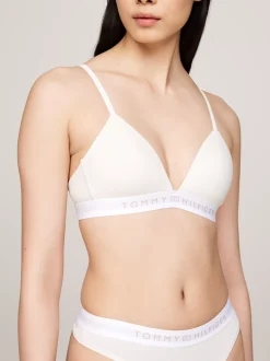 Biustonosze|Bielizna*Tommy Hilfiger Stanik Z Trójkątnymi Miseczkami IVORY
