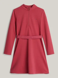 Sukienki*Tommy Hilfiger Sukienka Adaptive Z Długim Rękawem HERITAGE PINK