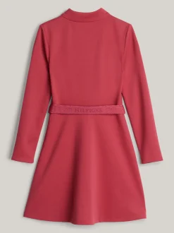 Sukienki*Tommy Hilfiger Sukienka Adaptive Z Długim Rękawem HERITAGE PINK