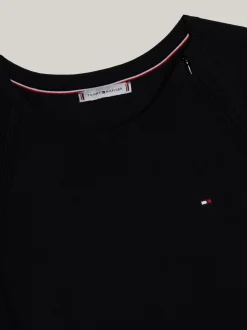 Sukienki*Tommy Hilfiger Sukienka Adaptive Z Rozkloszowanym Dołem BLACK