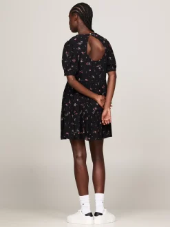 Sukienki*Tommy Hilfiger Sukienka Do Kolan W Kwiatowy Wzór BLACK MOUNTAIN FLORAL
