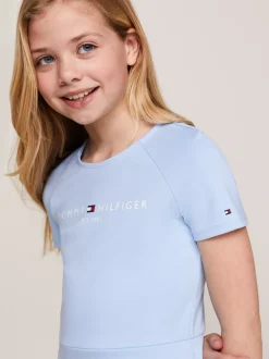 Sukienki*Tommy Hilfiger Sukienka Essential Z Logo VESSEL BLUE