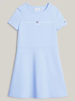 Sukienki*Tommy Hilfiger Sukienka Essential Z Logo VESSEL BLUE