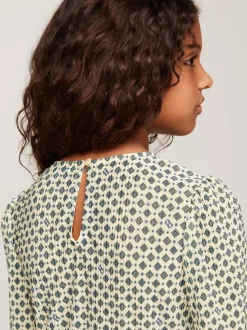Sukienki*Tommy Hilfiger Sukienka Z Długim Rękawem LEMON ZEST ALLOVER PRINT
