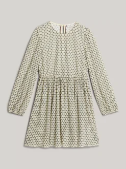 Sukienki*Tommy Hilfiger Sukienka Z Długim Rękawem LEMON ZEST ALLOVER PRINT