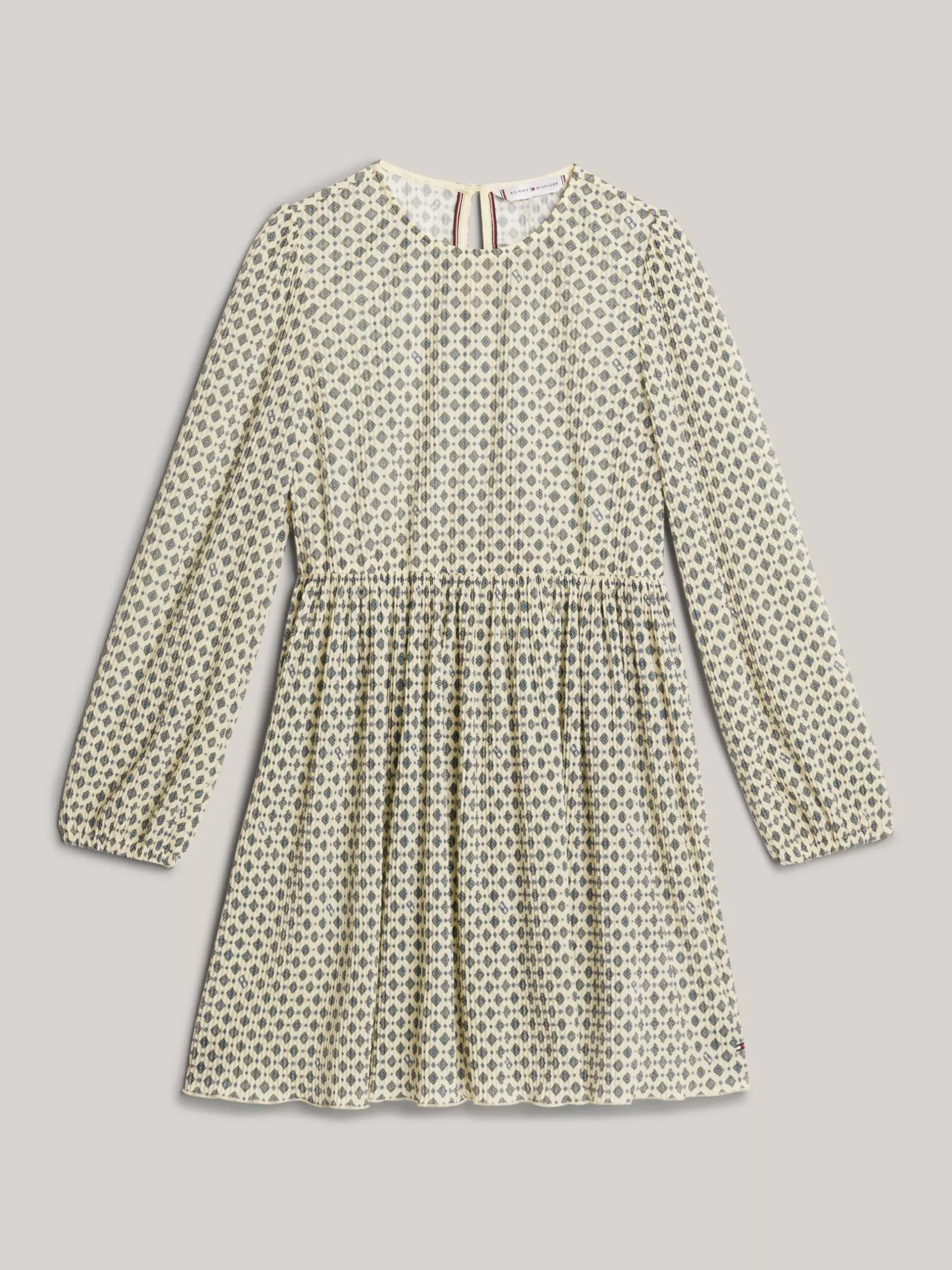 Sukienki*Tommy Hilfiger Sukienka Z Długim Rękawem LEMON ZEST ALLOVER PRINT