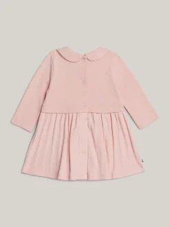 Dziewczynki|Chłopcy*Tommy Hilfiger Sukienka Z Piki O Splocie Pointelle SOFT ROSE
