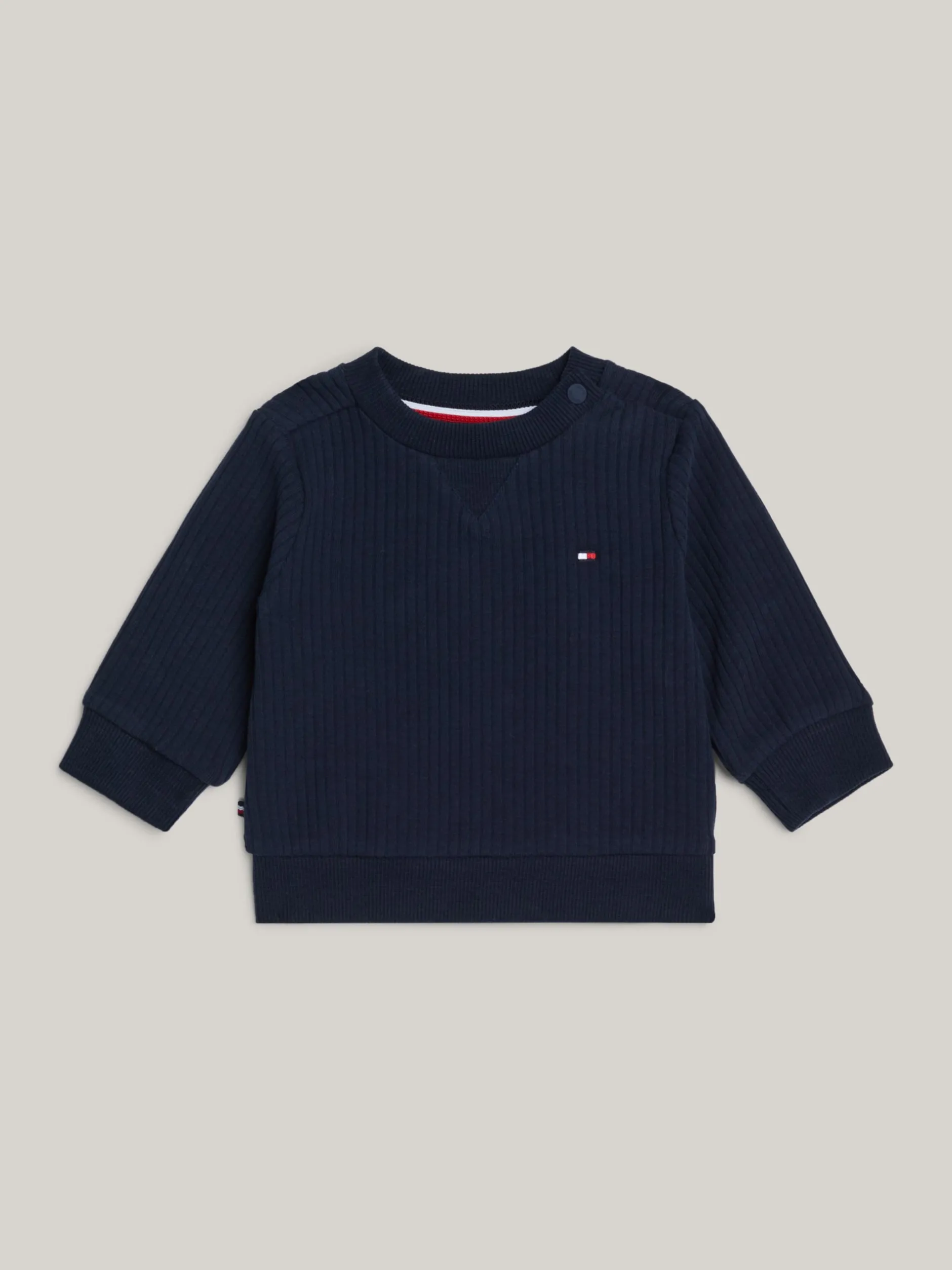 Dziewczynki|Chłopcy*Tommy Hilfiger Sweter Essential Z Okrągłym Dekoltem I Flagą DESERT SKY