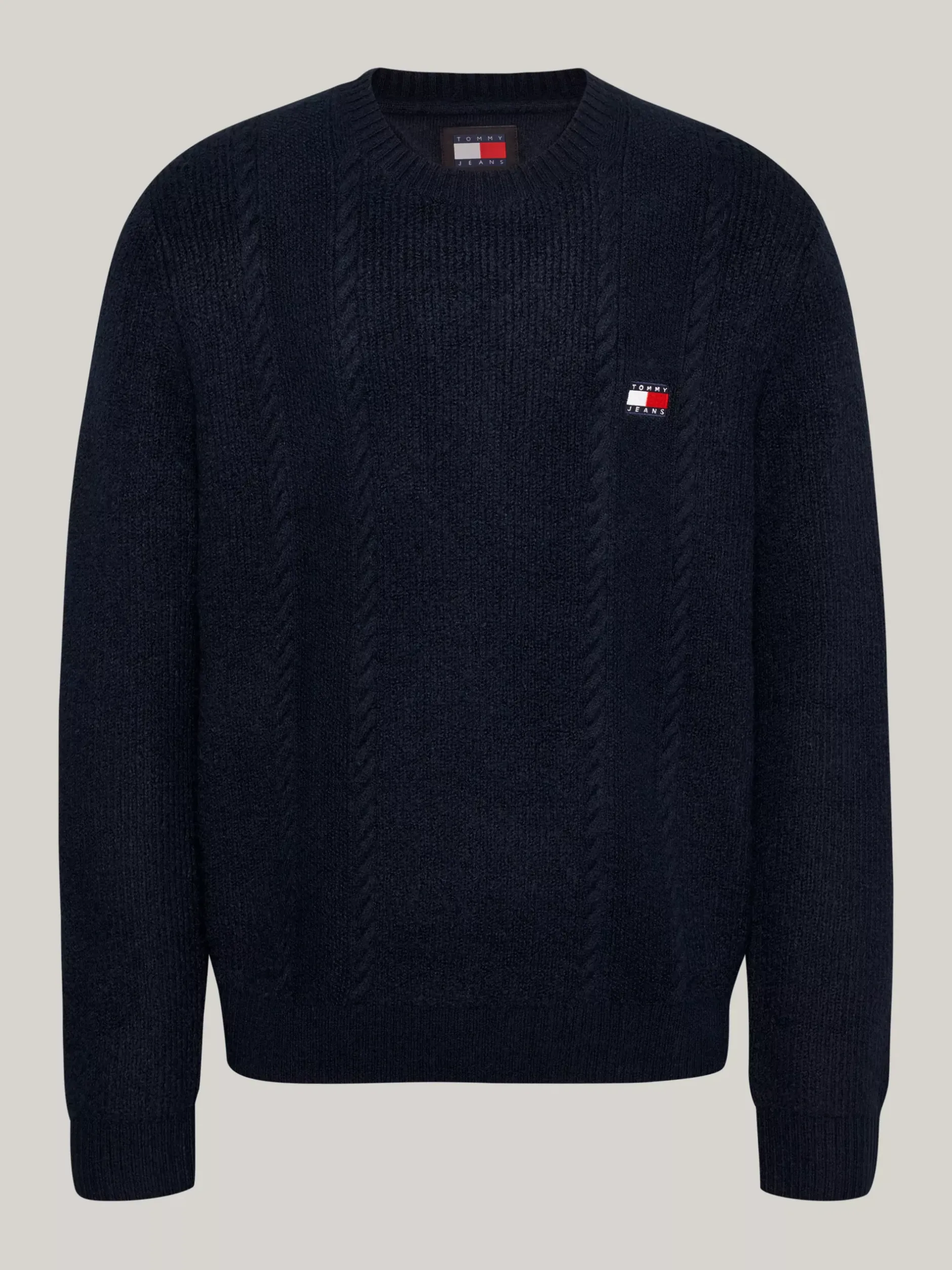 Swetry Z Okrągłym Dekoltem|Swetry*Tommy Hilfiger Sweter O Wąskim Kroju Z Okrągłym Dekoltem DARK NIGHT NAVY