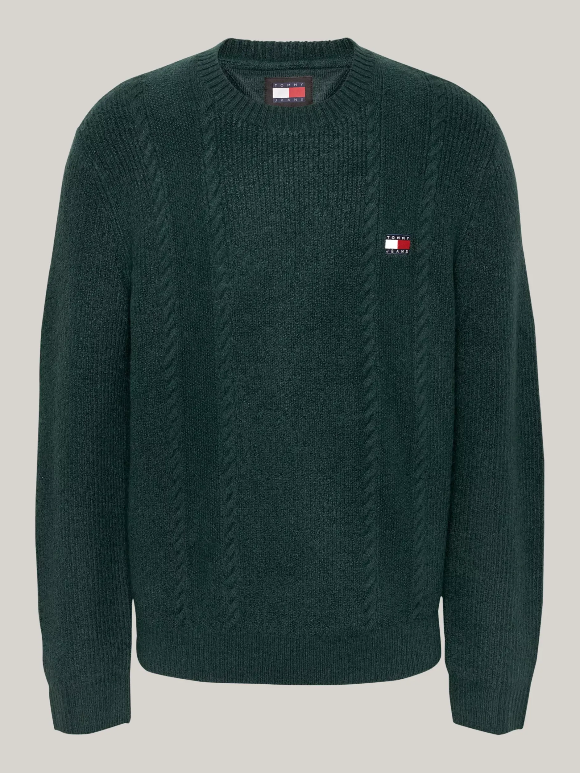 Swetry Z Okrągłym Dekoltem|Swetry*Tommy Hilfiger Sweter O Wąskim Kroju Z Okrągłym Dekoltem DEEP SEAWATER