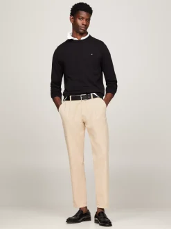 Swetry Z Okrągłym Dekoltem|Swetry*Tommy Hilfiger Sweter Z Bawełny 1985 Collection BLACK
