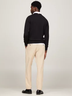 Swetry Z Okrągłym Dekoltem|Swetry*Tommy Hilfiger Sweter Z Bawełny 1985 Collection BLACK