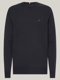 Swetry Z Okrągłym Dekoltem|Swetry*Tommy Hilfiger Sweter Z Bawełny 1985 Collection DESERT SKY