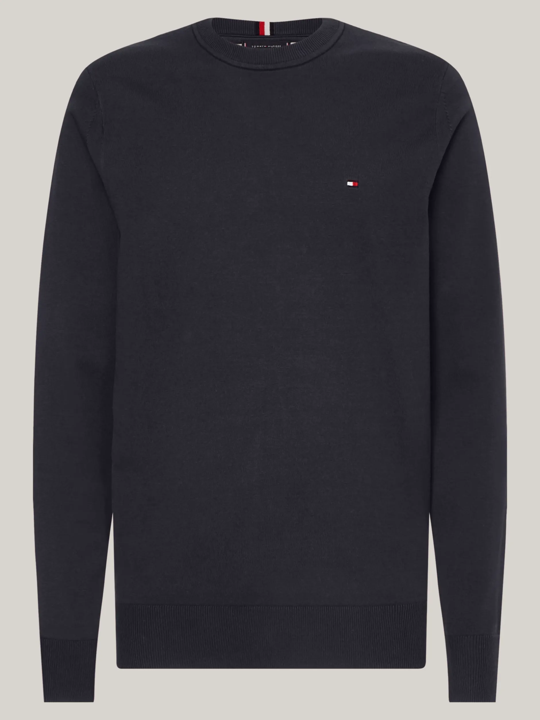 Swetry Z Okrągłym Dekoltem|Swetry*Tommy Hilfiger Sweter Z Bawełny 1985 Collection DESERT SKY