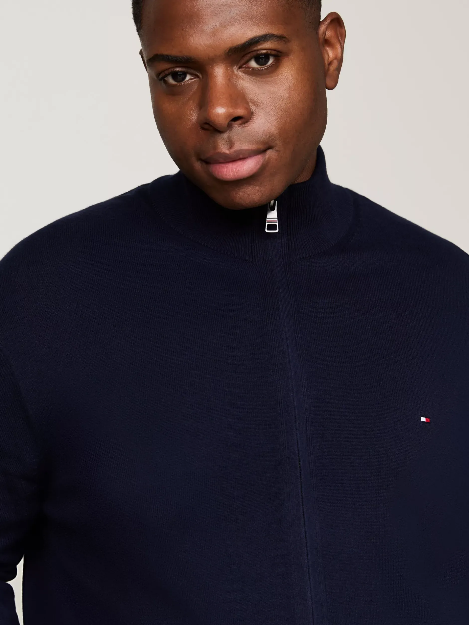 Kardigany|Swetry*Tommy Hilfiger Sweter Z Dodatkiem Kaszmiru Z Kolekcji Plus DESERT SKY