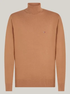 Swetry Z Golfem|Swetry*Tommy Hilfiger Sweter Z Golfem Z Domieszką Kaszmiru SAFARI CANVAS