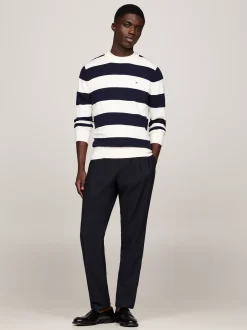 Swetry Z Okrągłym Dekoltem|Swetry*Tommy Hilfiger Sweter Z Kaszmirem IVORY/DESERT SKY