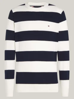 Swetry Z Okrągłym Dekoltem|Swetry*Tommy Hilfiger Sweter Z Kaszmirem IVORY/DESERT SKY