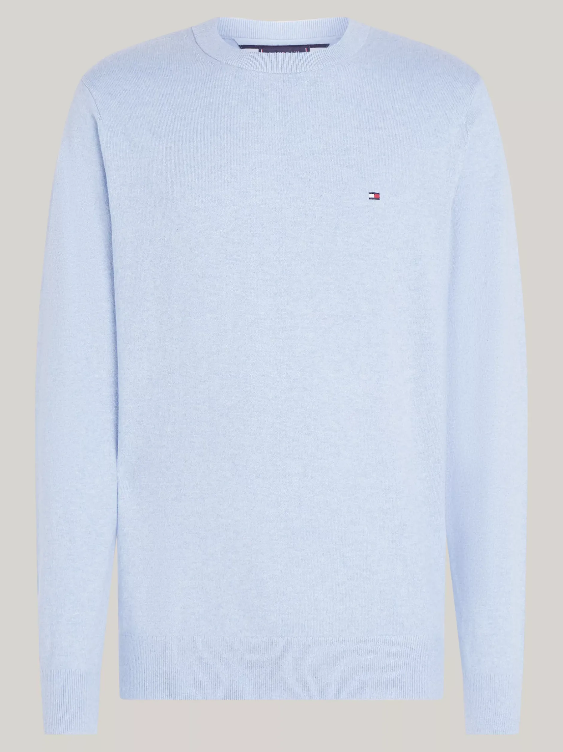 Swetry Z Okrągłym Dekoltem|Swetry*Tommy Hilfiger Sweter Z Kaszmirem VESSEL BLUE HEATHER
