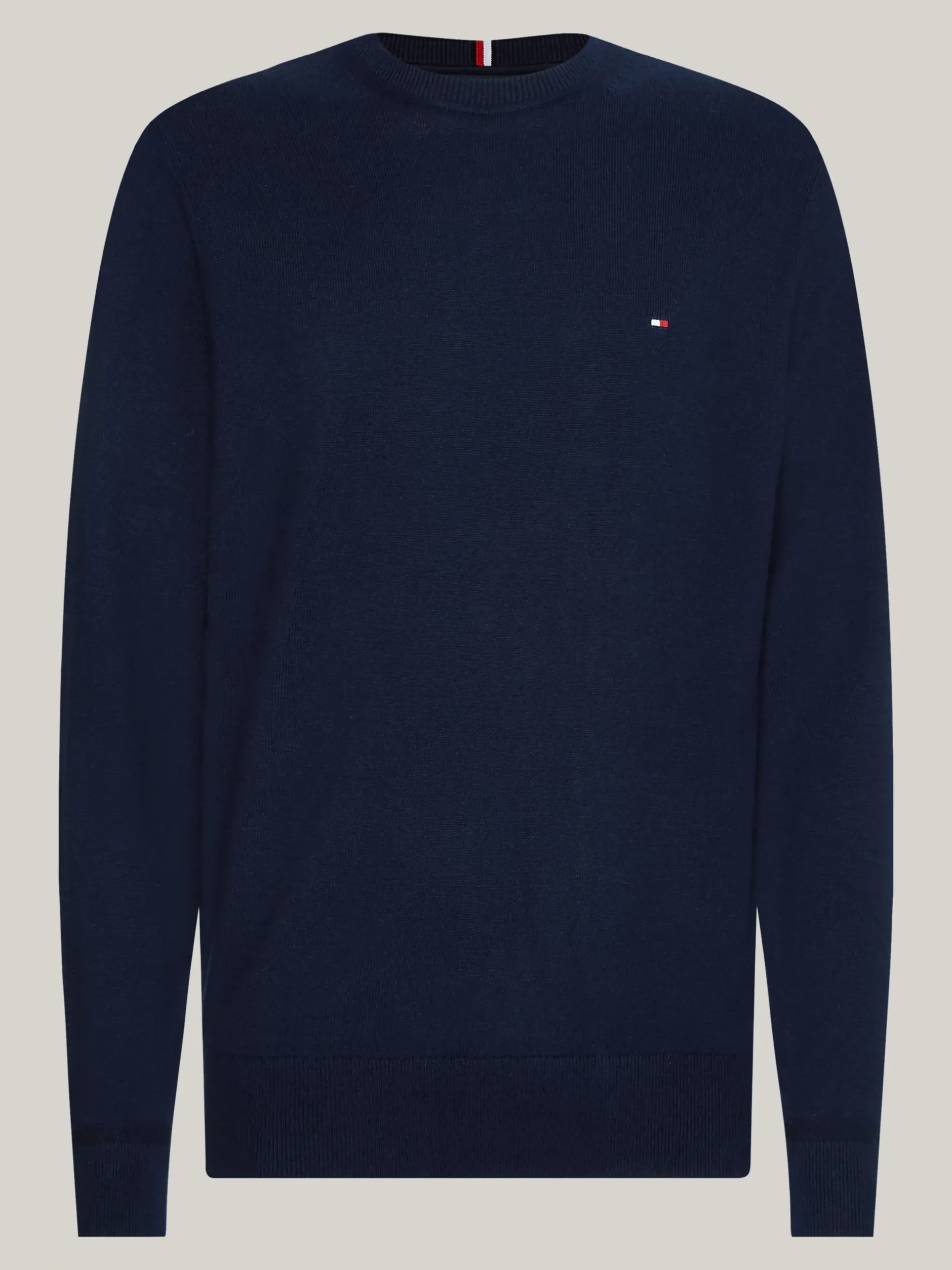 Swetry Z Okrągłym Dekoltem|Swetry*Tommy Hilfiger Sweter Z Kaszmirem DESERT SKY