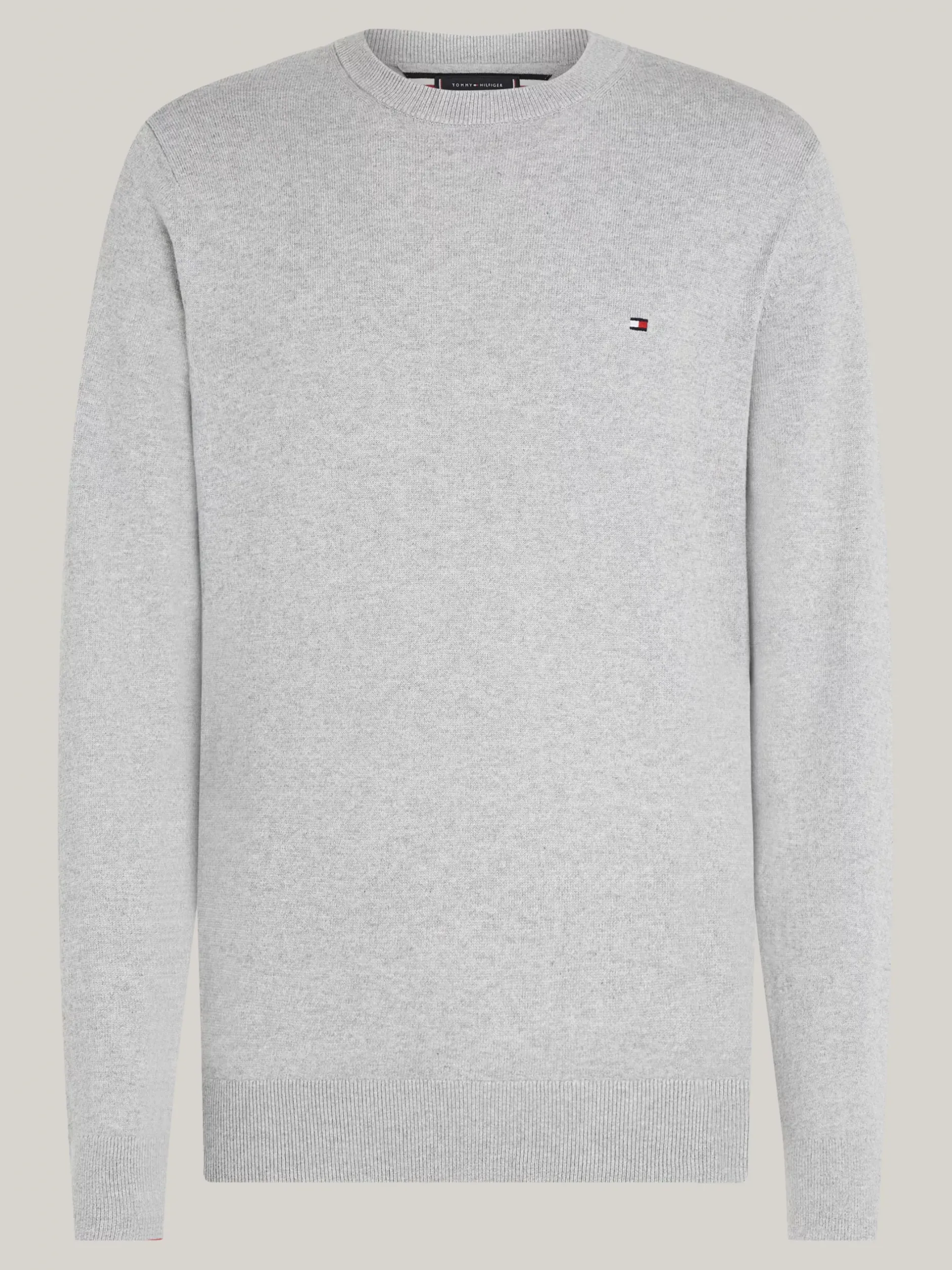 Swetry|Dzianina*Tommy Hilfiger Sweter Z Kaszmirem LIGHT GREY HEATHER
