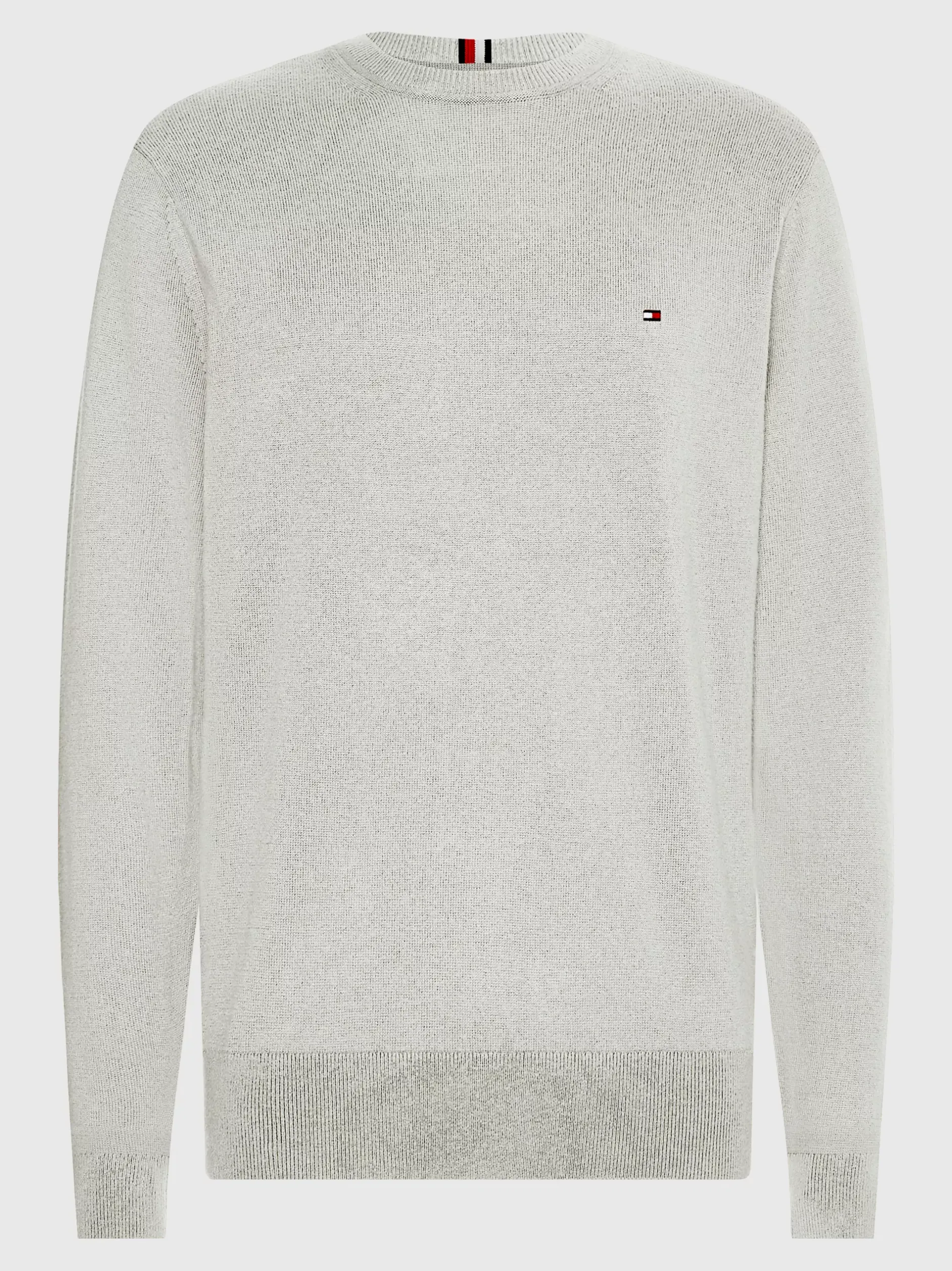 Swetry|Dzianina*Tommy Hilfiger Sweter Z Kaszmirem LIGHT GREY HEATHER