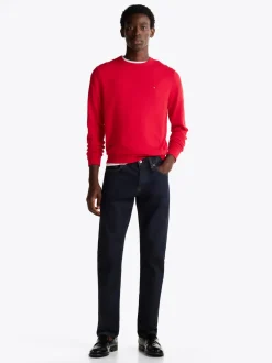 Swetry Z Okrągłym Dekoltem|Swetry*Tommy Hilfiger Sweter Z Kaszmirem PRIMARY RED
