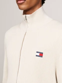 Swetry|Dzianina*Tommy Hilfiger Sweter Z Mieszanki Wełny Z Naszywką Tommy NEWSPRINT