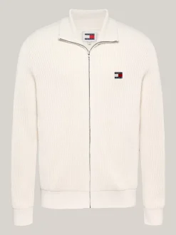 Swetry|Dzianina*Tommy Hilfiger Sweter Z Mieszanki Wełny Z Naszywką Tommy NEWSPRINT