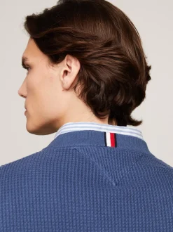 Swetry Z Okrągłym Dekoltem|Swetry*Tommy Hilfiger Sweter Z Okrągłym Dekoltem AEGEAN SEA