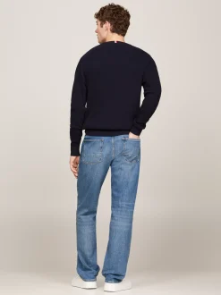 Swetry Z Okrągłym Dekoltem|Swetry*Tommy Hilfiger Sweter Z Okrągłym Dekoltem DESERT SKY