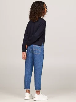 Bluzy Dresowe I Z Kapturem*Tommy Hilfiger Sweter Z Podwójnym Wykończeniem I Logo DESERT SKY