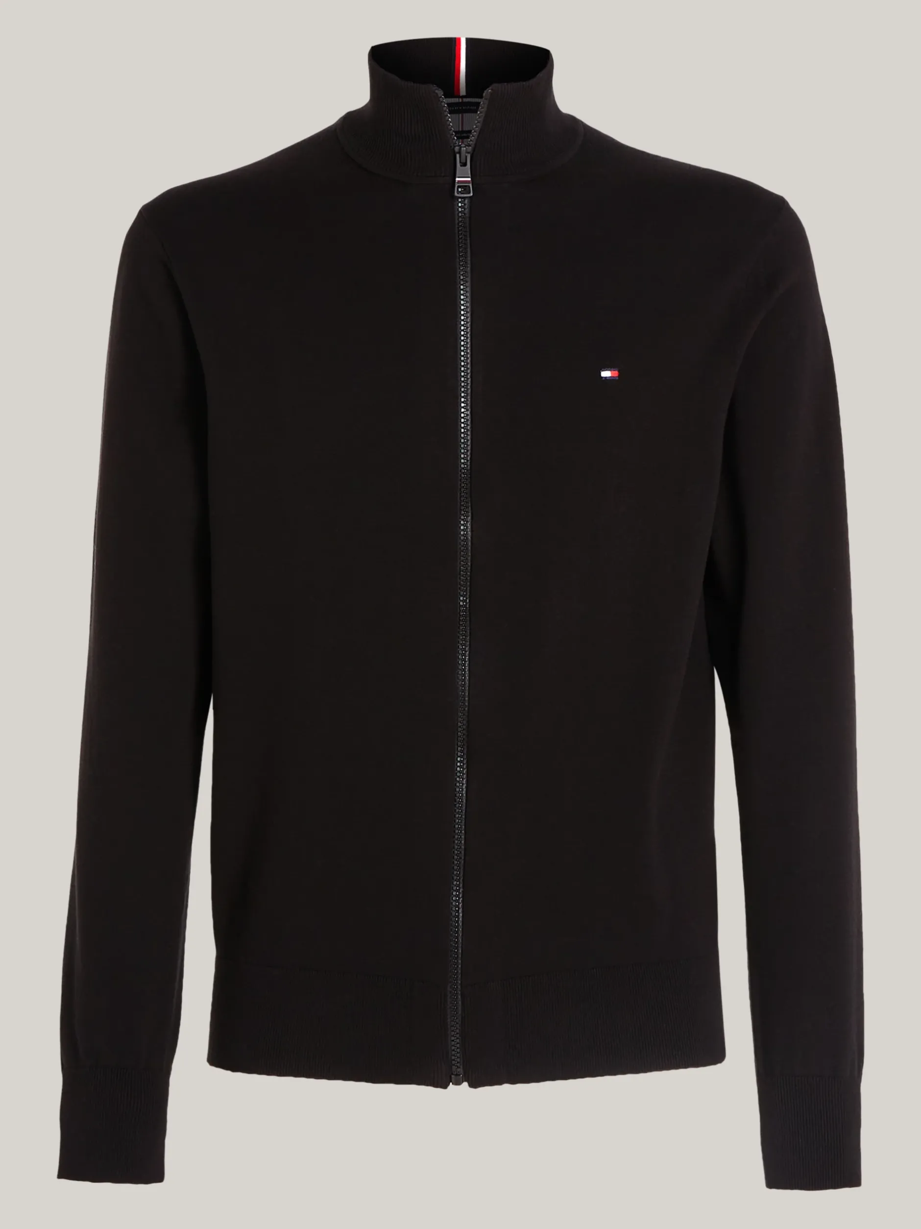 Bluzy Dresowe & Z Kapturem|Dzianina*Tommy Hilfiger Sweter Z Zapięciem Na Zamek Z Kolekcji 1985 BLACK
