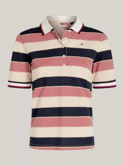 Koszulki Polo*Tommy Hilfiger Sygnowana Koszulka Polo O Regularnym Kroju LADDER GLOBAL STP/ COUNTRY IVORY