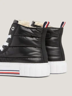 Obuwie I Akcesoria*Tommy Hilfiger Sygnowane Buty Sportowe Za Kostkę BLACK