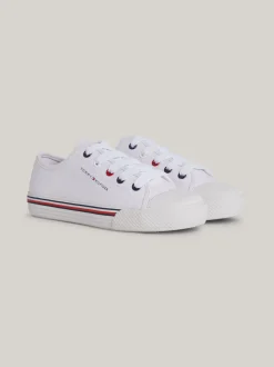 Obuwie I Akcesoria|Obuwie I Akcesoria*Tommy Hilfiger Sygnowane Buty Sportowe Z Logo WHITE