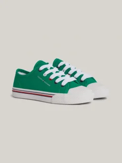 Obuwie I Akcesoria|Obuwie I Akcesoria*Tommy Hilfiger Sygnowane Buty Sportowe Z Logo EMERALD GREEN